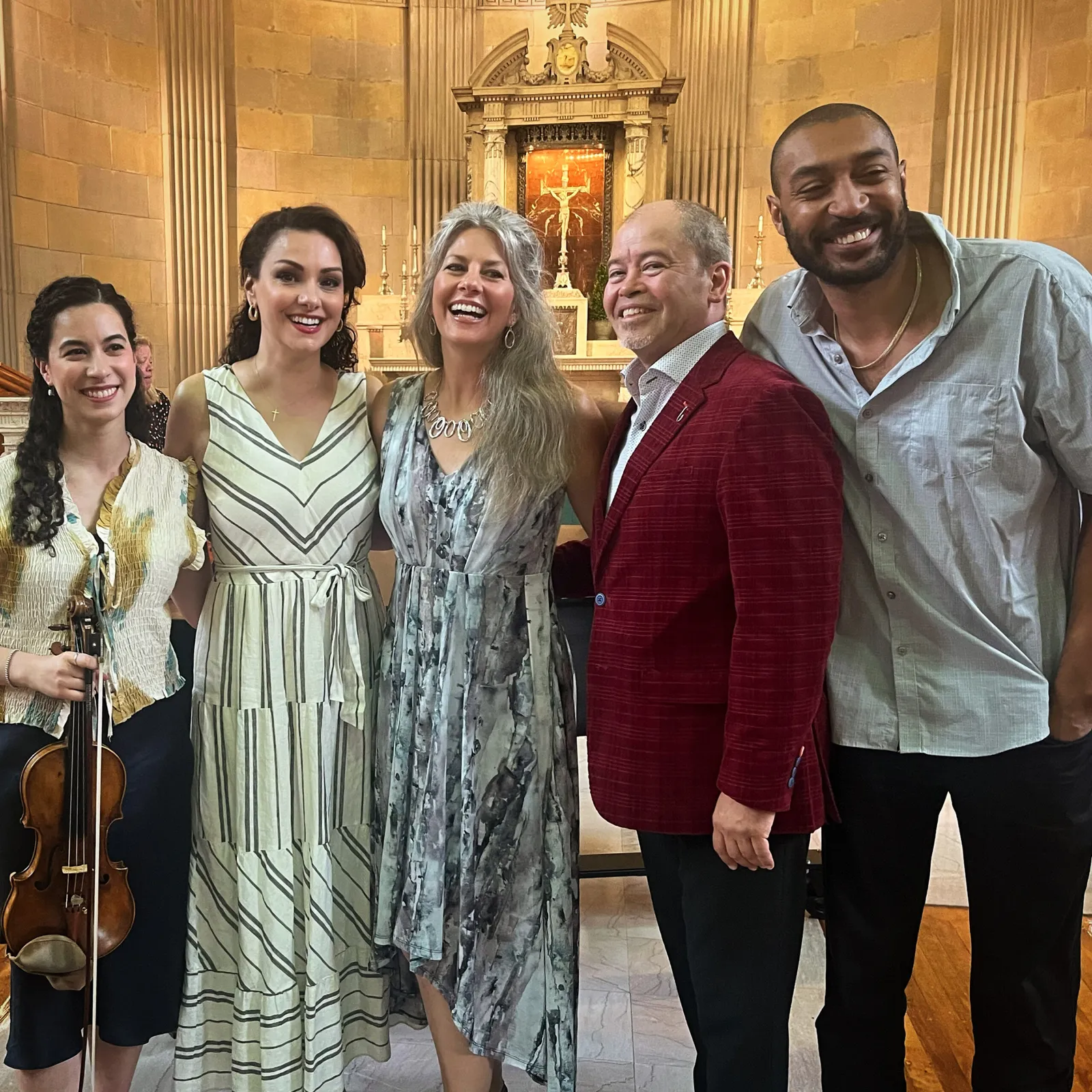 C4G performers at the Campion Center in Weston
